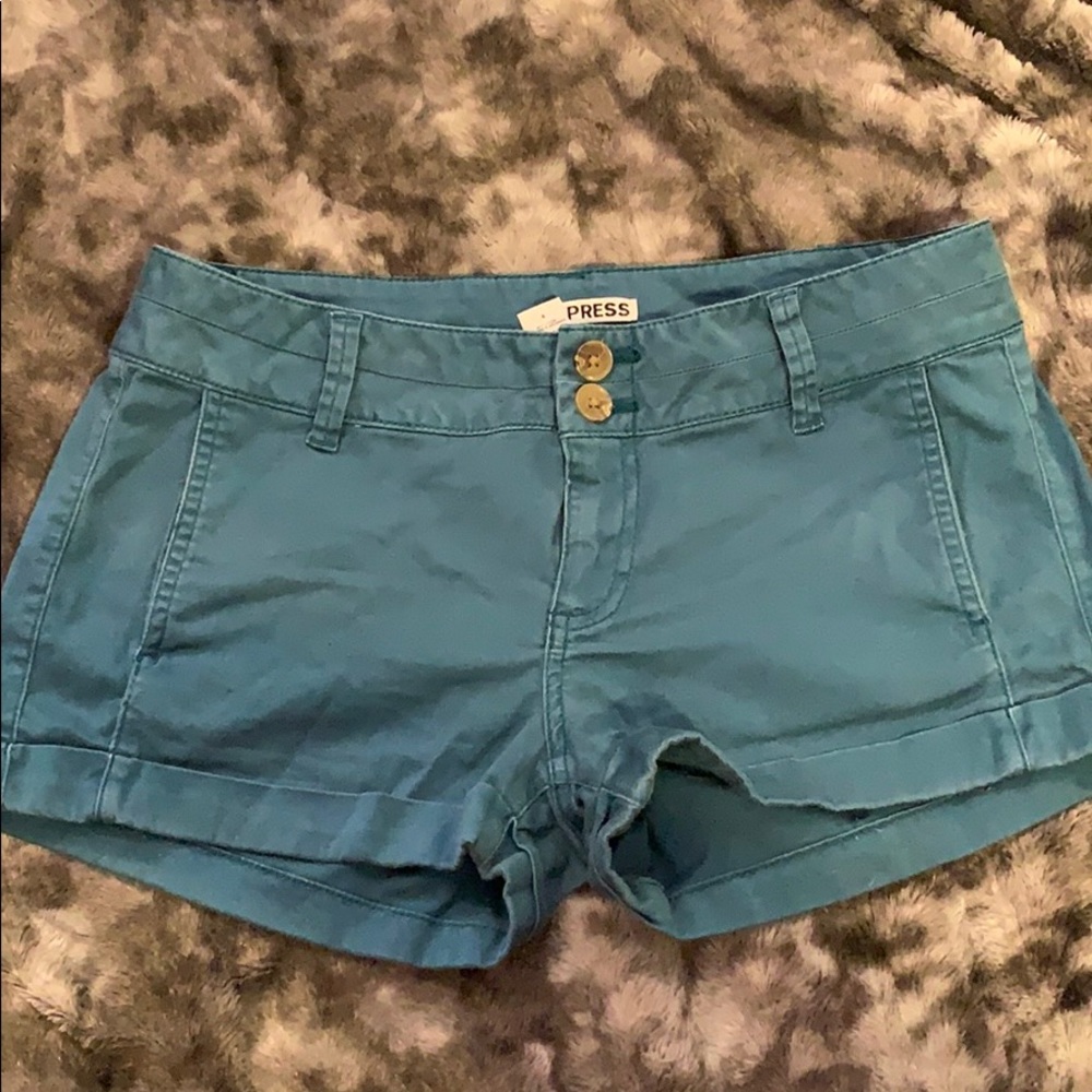 Turquoise express shorts